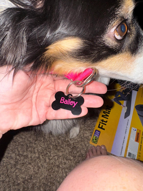 Custom Dog Tag - Personalized Aluminum Pet ID Tag