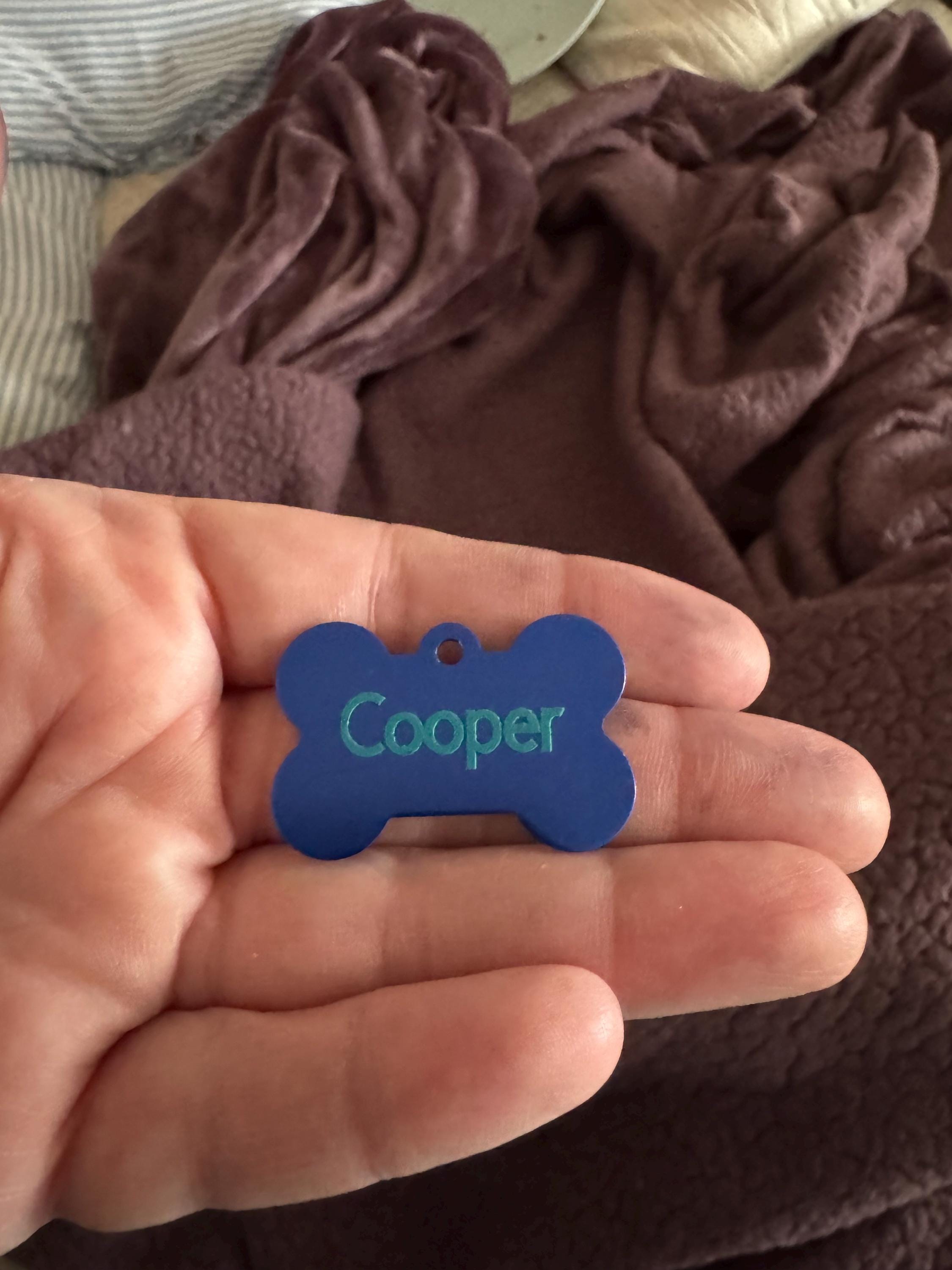 Custom Dog Tag - Personalized Aluminum Pet ID Tag