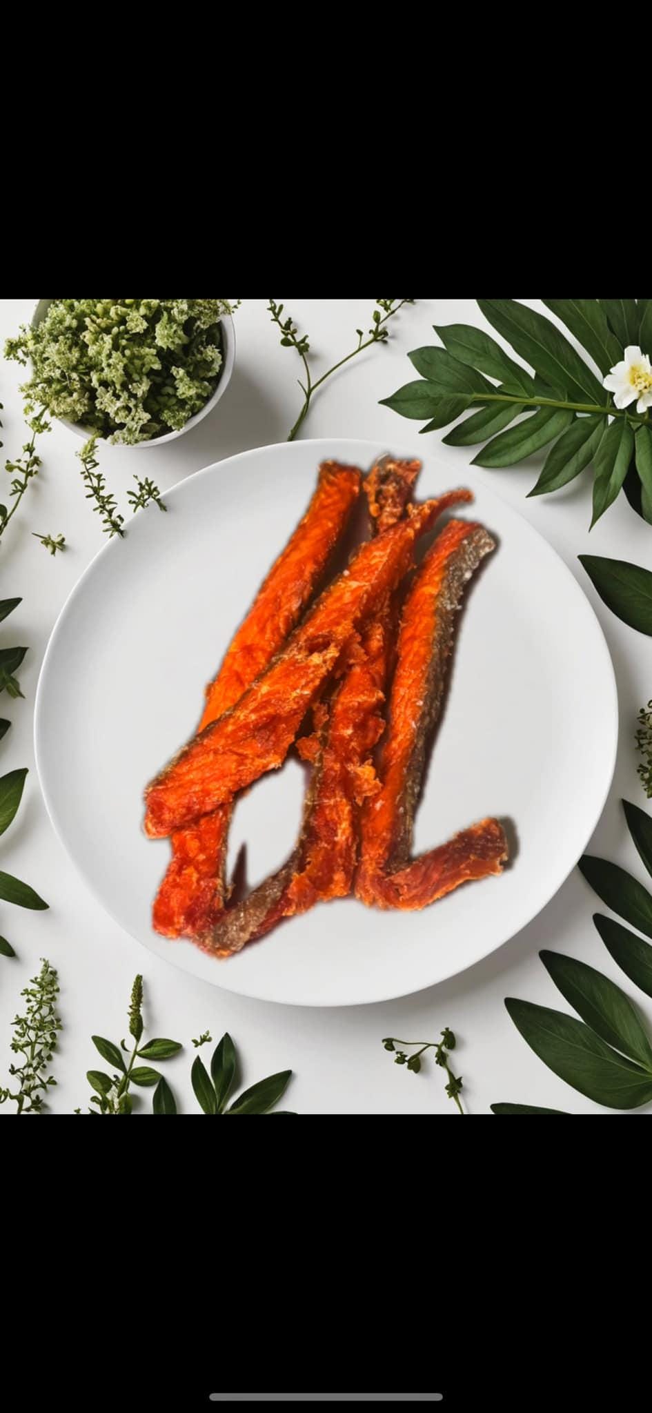 Wild Alaskan Salmon Jerky for Dogs - High Protein Treat