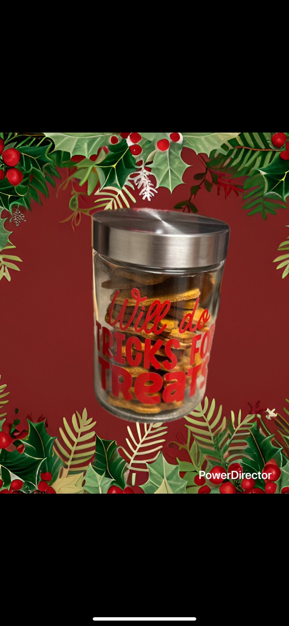 Customizable Dog Treat Jar - Personalized Pet Storage