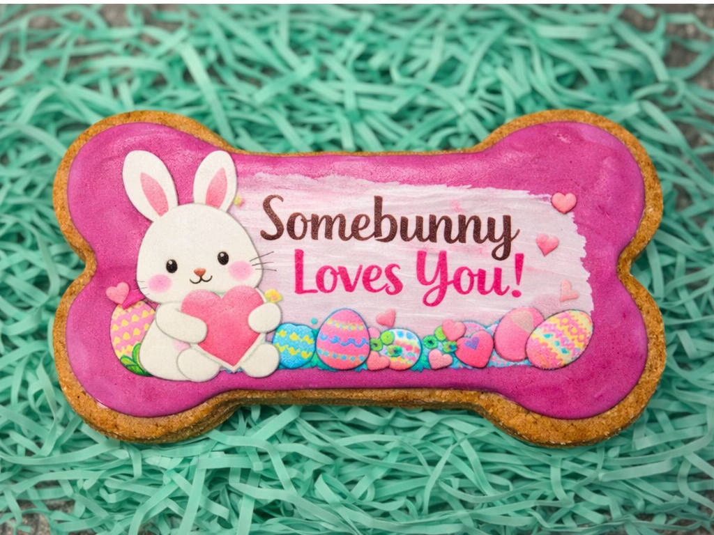 Jumbo Personalized Dog Bone Cookie (7x4)